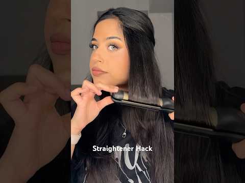 Right way to curl your hair with straightener ✅