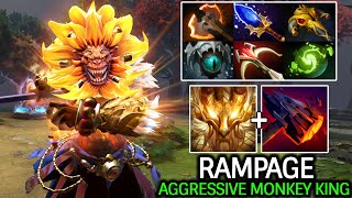 Aggressive Monkey King – Full Physical Build Rampage Carry Dota 2