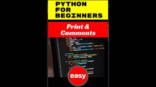 Python for Beginners - Print, Initialize, Comments