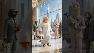 Orange Cat in a new style in Dubai.#foryou #1millionviews #boostcreativity #likeandfollow #orangecat