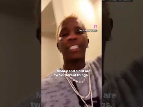 Young Thug money and clout are not the same clout don’t pay bills