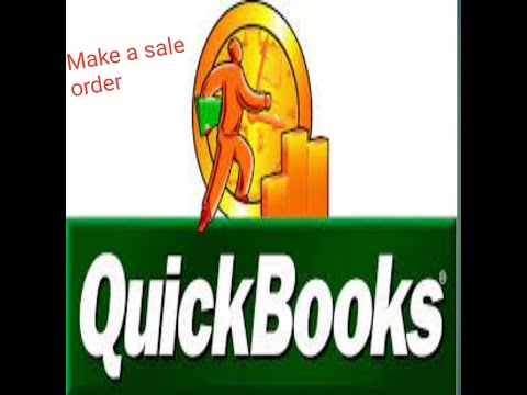 Quick Book Sale Order/Quotation on Quick Book