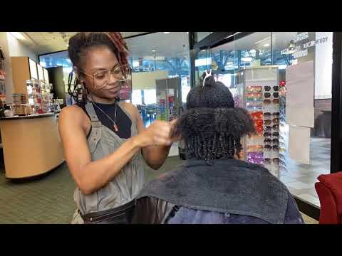 Healthy Natural Strands 4A, 4B and 4C coils. How to use Natural Strands Cocktail Shampoo.