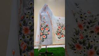 Hand  painted suits design # trending suit design #latest#youtubeshorts #viralshort 🤗🤗