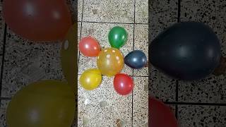 Orange Color Balloon HDB and ASMR videos with satisfying videos of colored water #shortsfeed