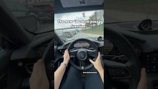 new push-to-pass function is part of the Sport Chrono package.#porsche #porschetaycan #taycanturbos