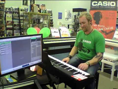CASIO - MIDI RECORDING IN GARAGEBAND - www.soundtechnology.com.au