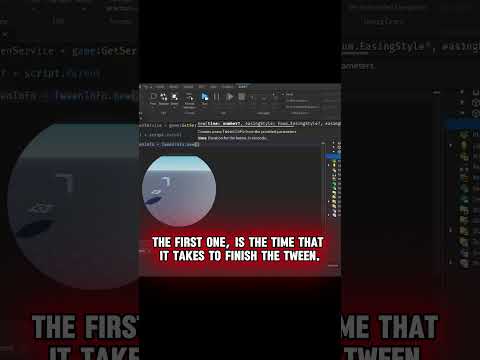 BASICS OF TWEEN SERVICE #roblox #robloxstudio #tutorial #robloxstudioscripting ##robloxdevelopment