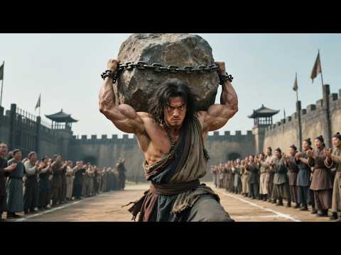 Dirty beggar explodes with godlike power! One arm lifts ton-heavy rock, crushes martial legends!