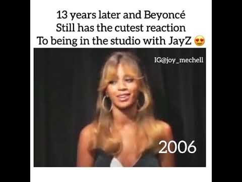Beyoncé reacts to Jay-Z in the cutest way