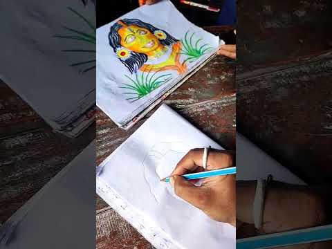 Durga puja Special #new #trending #drawing #status #art #whatsappstatus