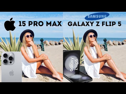 iPhone 15 Pro Max VS Samsung Galaxy Z Flip 5 Camera Test Comparison