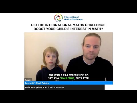 Did the International Maths Challenge boost your child's interest in math?
