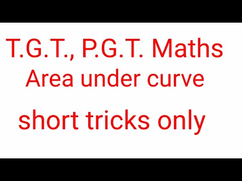 Area under curves
