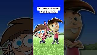 2D Characters who look Bad in 3D? #nickelodeon