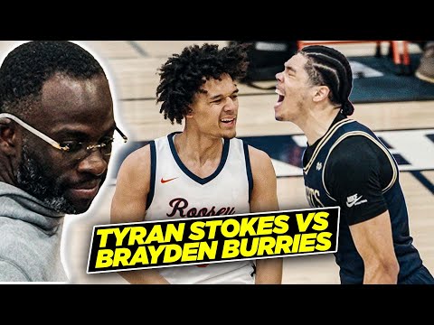 Draymond Green Watches #1 Player Tyran Stokes Vs #2 SG Brayden Burries Championship Rematch!