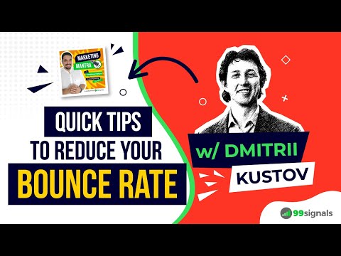 Quick Tips to Reduce Your Bounce Rate | Marketing Mantra Podcast Highlights