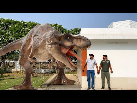 Most Dramatic Dinosaur Attack | Jurassic World Fan Movie | Giant T-rex chase | Dinosaur | VREX