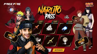 NARUTO CHAPTER 3 PASS 🔥 Free Fire Max