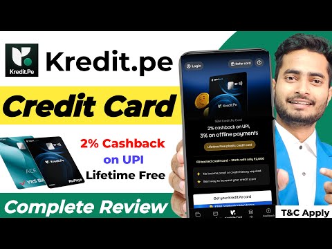 Kredit.pe credit card | 2% Cashback on upi | kredit pe rupay credit card | Lifetime free credit card