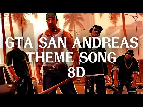 GTA San Andreas Theme song | Squid physics cover | 8d surround+Ringtone | [ Headphones recommended ]
