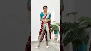 Dhoti saree #rekhamishra #saree #drape