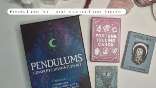 Pendulums kit and other tools in my collection #pendulums#divinationtools#witchytools#tarot#