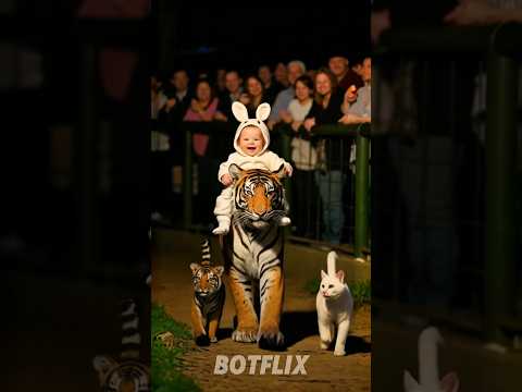 Lion Saves Child After Cat’s Heroic Fight – Heartwarming True Story!