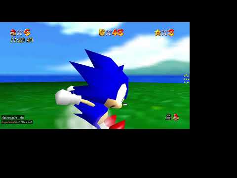 El manco...¿Volvio? SM64 ex-coop Deluxe, ahora con sonic y velocidad