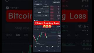 Bitcoin Trading Loss 😭😭 -$300 in 3 mins