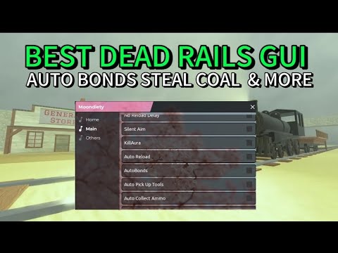 [ NEW ] Dead Rails - MoonDiety Gui Auto Bonds KillAura Steal Coal & More Free Keyless OP