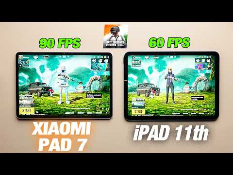 iPad 11th gen vs Xiaomi Pad 7 - BGMI/Gaming Test - FPS Meter