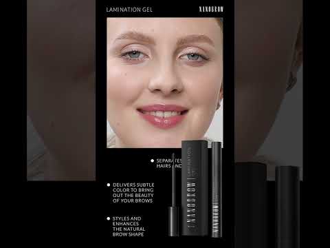 NANOBROW Lamination Gel 😍 unique brow gel that can fully transform your brow makeup routine #shorts