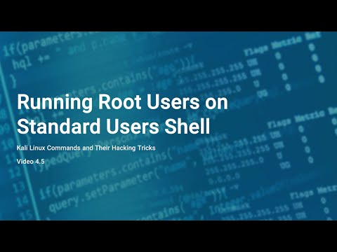 Running Root Users On Standard Users Shell in Kali Linux | Chapter 4 | #kali #cybersecurity #hacking