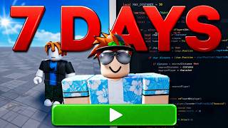 I Tried Learning Roblox Scripting in Just 7 DAYS...