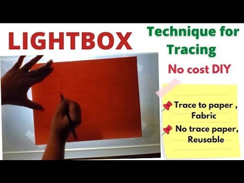 Lightbox for Tracing | Simple DIY| No Trace Paper | No Cost DIY