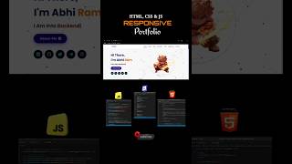 Responsive #portfolio #webdesign #responsivewebdesign #html #css #javascript #frontend #coding #ai