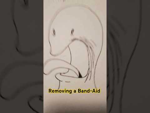 Carlos Removes a Band-Aid #art #fyp #foryou #viralvideo #youtubeshorts #relatable #tiktok #meme