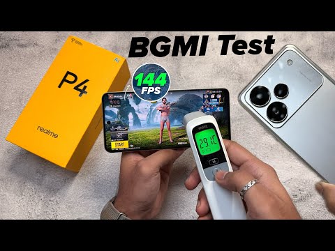 realme P4 5G 90 FPS BGMI Test with FPS Meter 🔥 Graphics Settings, Battery Drain Test | BGMI Gameplay