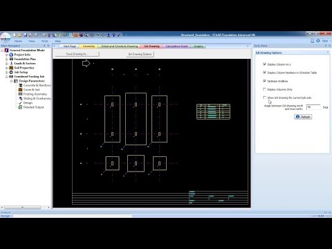 STAAD Pro Advanced Foundation - Analysis & Design Multiple Jobs on a Single Foundation (Day 54)