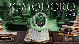 SLYTHERIN 📚 POMODORO Study Session 50/10 - Harry Potter Ambience 📚 Focus, Relax & Study in Hogwarts