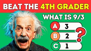 Most Adults FAIL This Grade 4 Fractions Quiz 😬➗ Math Quiz
