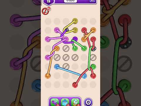 HARD Level 19 Twisted Tangle #gamingfun #games #gamingstrategy #gaming #mobilegaming #gameplay
