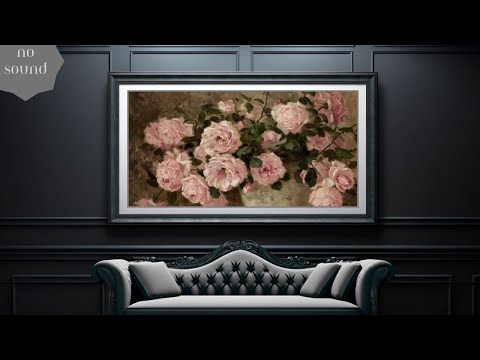 "Flower Blossoms" TV Wall Art 1