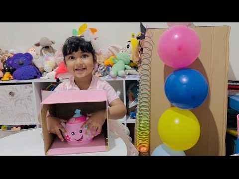 Guess What’s in the Box Challenge! 🎁 Pops Balloons to Win a Surprise Egg!