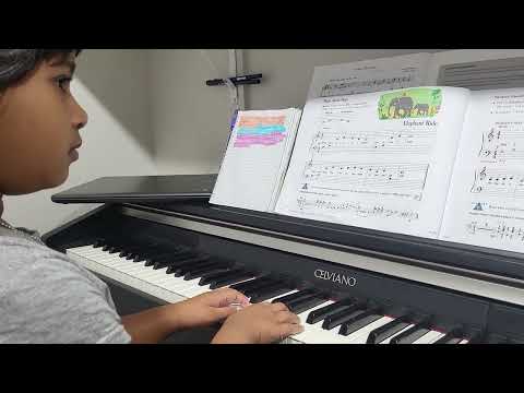 Piano song Yankee Doodle practice