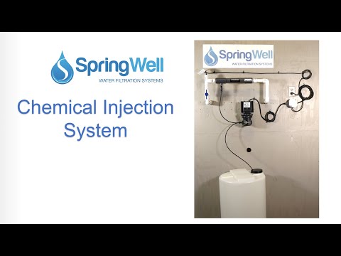 SpringWell Water Chemical Injection System Installation