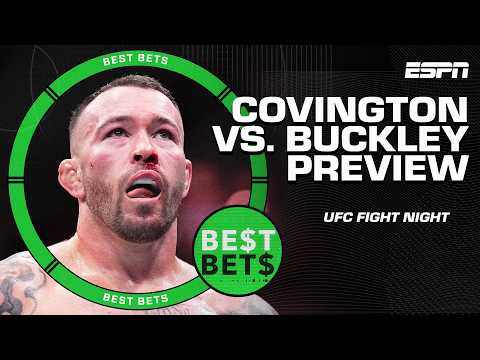 UFC Fight Night Best Bets: Colby Covington vs. Joaquin Buckley | ESPN MMA