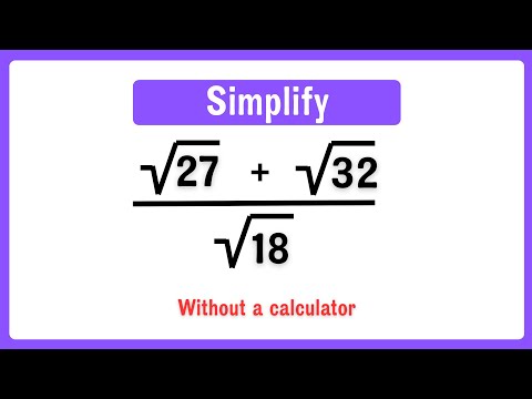 How to Simplify without a Calculator | Easy Math Trick