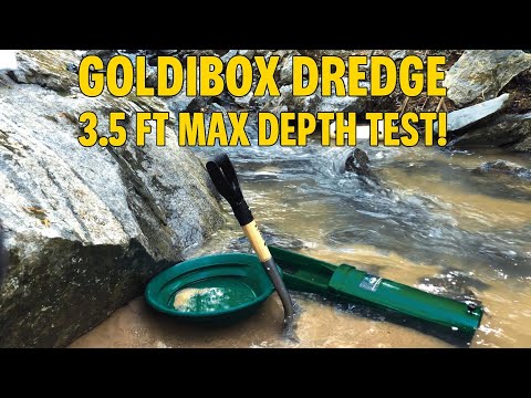 Goldibox Backpack Dredge MAX Depth Test – Nice NC Gold Haul in 2 Hours!